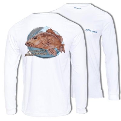 Shop Online Fish2spear Long Sleeve Performance Shirt - Mangrove