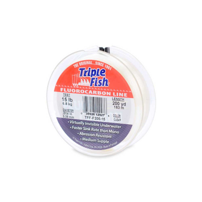 Shop Online AFW Triple Fish 100% Fluorocarbon Line - Clear