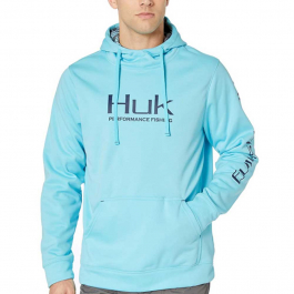 Shop Online HUK Performance Hoodie - Light Turquoise - Marine Hub