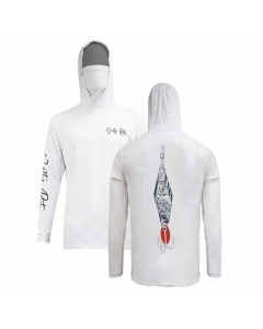 Salty Roots Mafia Performance Hoodie with Face Mask - Lure White