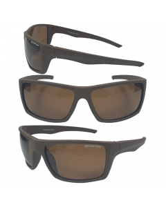 Sensation Swage Floating Polarized Sunglasses - Brown