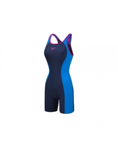 Speedo Women's Splice Muscleback Legsuit Swimsuit (Size: 30)