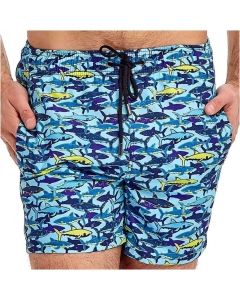 Just Nature Men's Swim Shorts - Shark Tribe