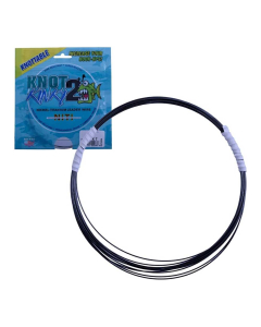 Knot 2 Kinky 1x7 Black Nickel - Titanium Wire Leader