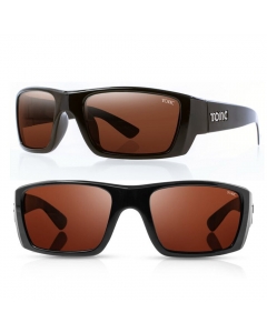 Tonic Rise Polarized Sunglasses - Shiny Black / Copper Photochromic