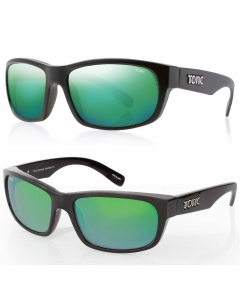 Tonic Torquay Polarized Sunglasses - Matte Black / Green Mirror
