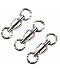 NT Swivels Ball Bearing Swivel with 2 Welded Solid Rings - Pack of 4