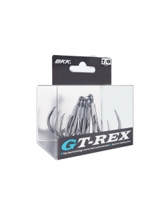 BKK GT Rex Barbless Treble Hook (Size: 7/0), Pack of 4