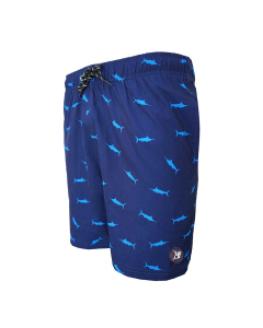 Bob Marlin Recycled Swim Shorts - Marlin Blue/Aqua