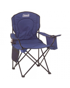 Coleman Adult Quad Chair with Cooler - Blue