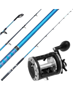 Abu Garcia Catfish Commando Fishing Rod and Reel Combo, 7 Feet, Medium Heavy  Power, Black: Buy Online at Best Price in UAE 