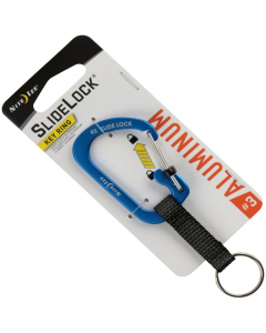 Nite Ize SlideLock Aluminum Key Ring - #3 - Blue