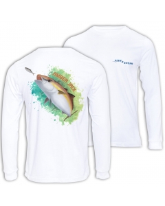 Fish2spear Long Sleeve Performance Shirt - Amber Jack
