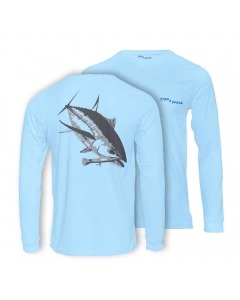 Shop Online Fish2spear Long Sleeve Performance Shirt - Orange Spotted  Trevally - Marine Hub