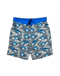Fish2spear Fishing Shorts - Kingfish (Grey)