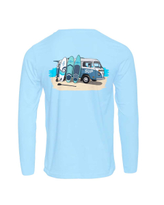 Dope SUP Long Sleeve Performance T-shirt - Blue
