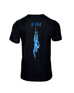 Dope FIM Cotton T-Shirt - Black & Blue