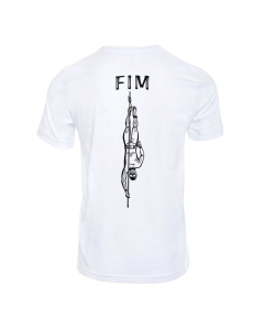 Dope FIM Cotton T-Shirt - White & Black