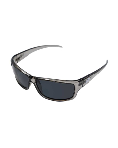 INSALT MITG-B Mission Transparent Grey Polarized Recycled Sunglasses - Black