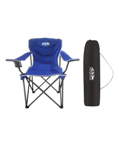 Cosmoplast Red Fox Portable Folding Outdoor Camping Chair with Armrest