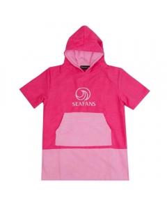 Seafans Kids Poncho - Baby Pink