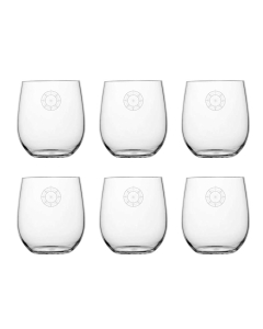 Marine Business Non-Slip Unbreakable Pacific Water Glass (Pack of 6)