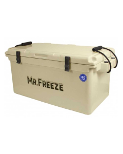 Mr. Freeze 80 Liter Ice Box Cooler with Rope (Beige)