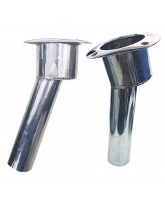 Stainless Steel Grade 316L Rod Holder 30 Degree with Cup Holder
