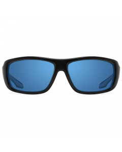 Nines Powell PL013-P Polarized Sunglasses (Matte Black / Copper Lens Light Blue Mirror)