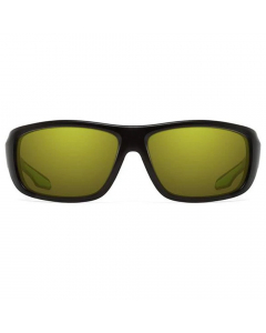 Nines Powell PL016-P Polarized Sunglasses (Matte Black / High Contrast Chartreuse)