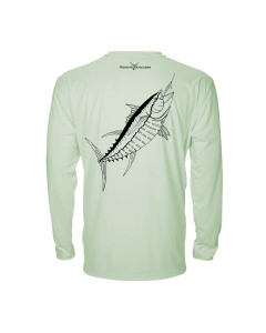 Remote Anglers Classic Series Performance Shirt - Yellowfin - Green
