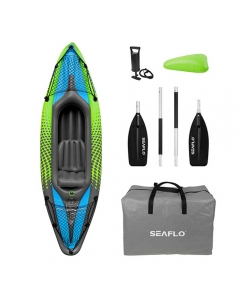 OceanX SFIK9PVC Inflatable 8.3ft Kayak Solo - Green