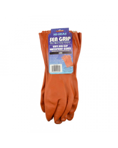 AFW Sea Grip Vinyl Waterproof Gloves - Orange, 1 Pair
