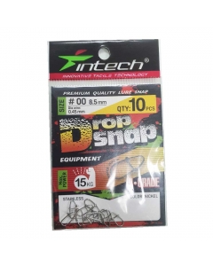 Intech Drop Snap Hi Grade - Nickel (Pack of 10)